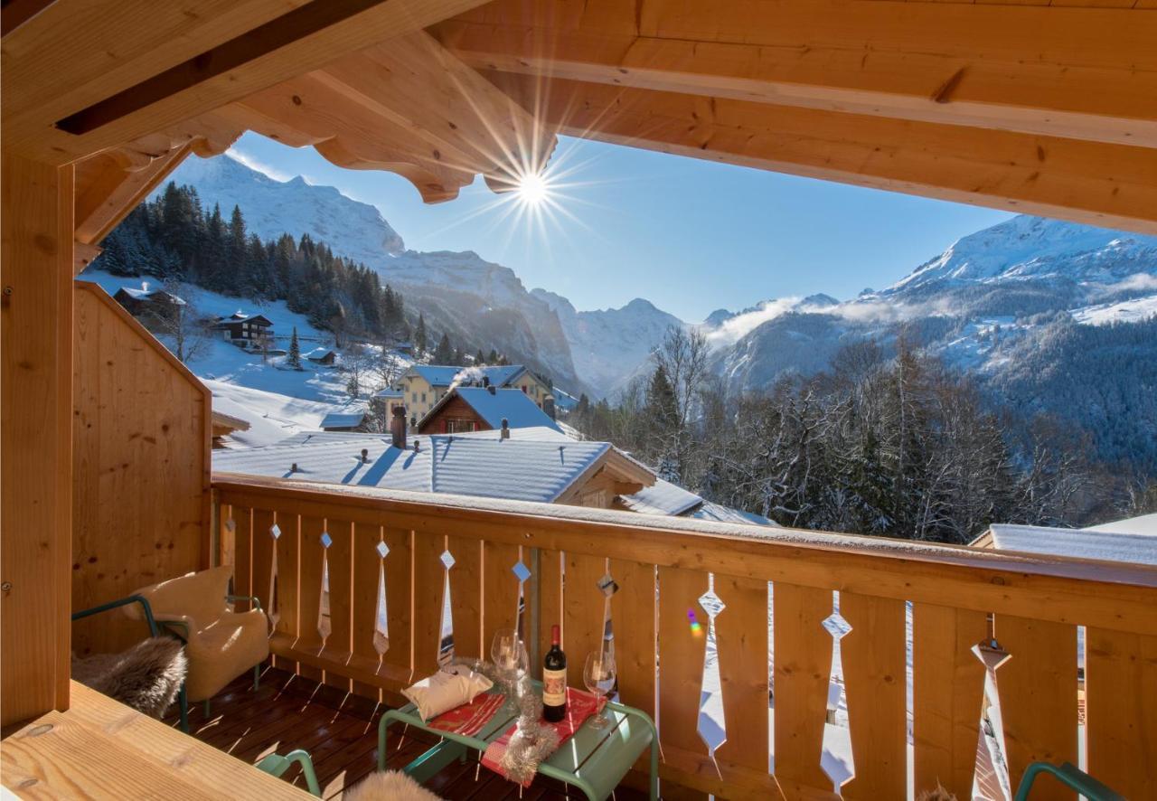 Panoramapark Soleil Chalet E Apartment Wengen Exterior photo