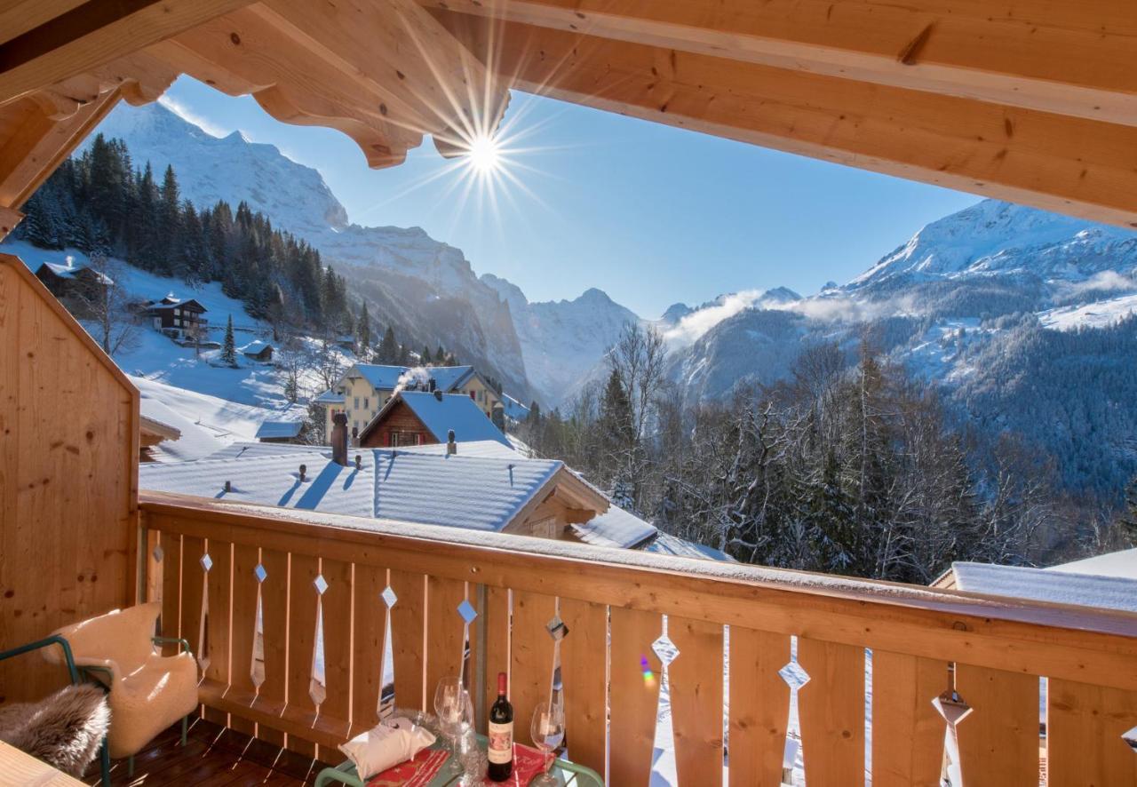 Panoramapark Soleil Chalet E Apartment Wengen Exterior photo