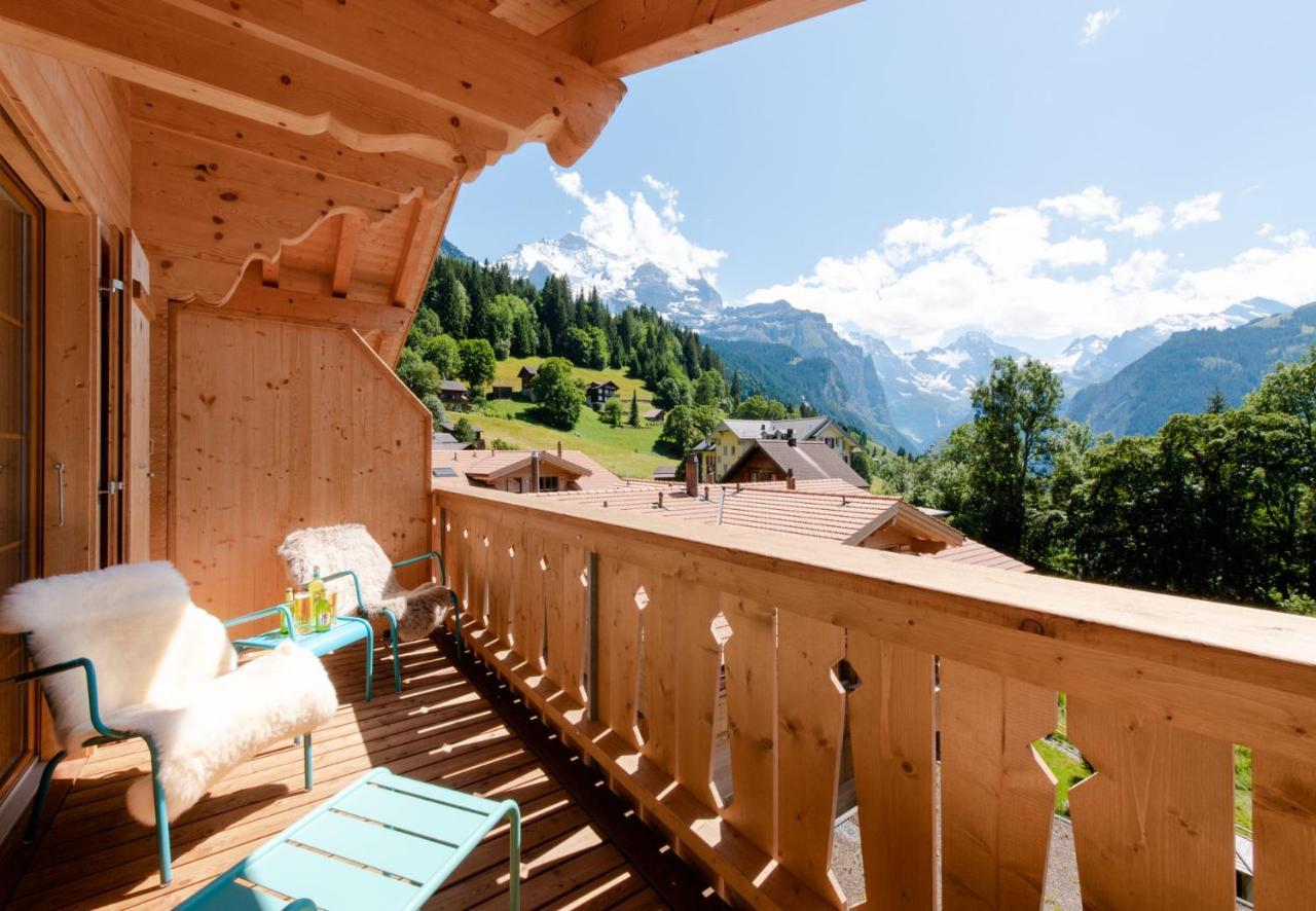 Panoramapark Soleil Chalet E Apartment Wengen Exterior photo